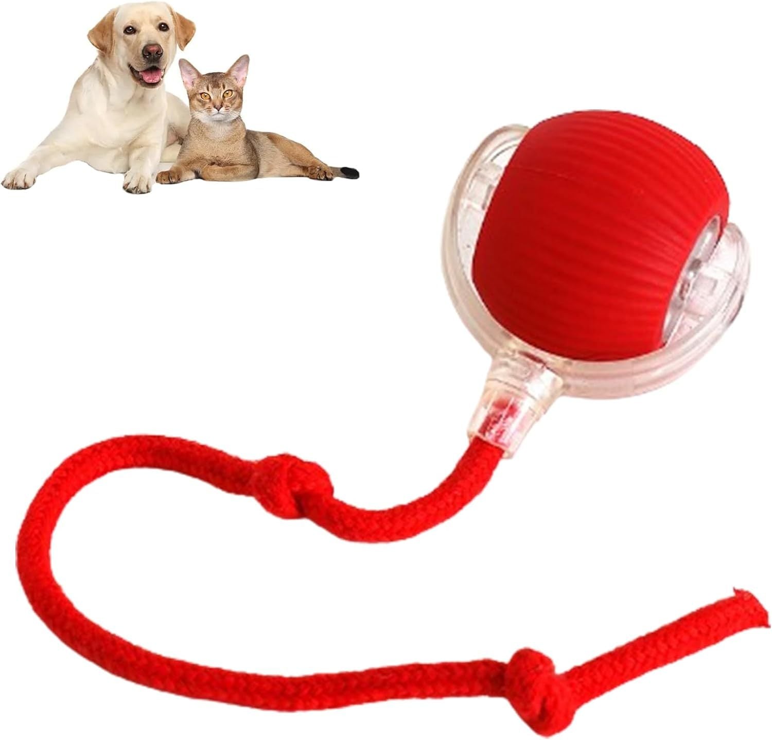 Smart Rolling Pet Ball – Interactive Toy for Dogs & Cats