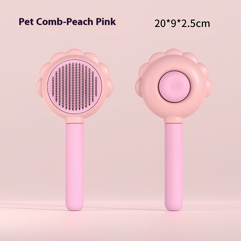 Self-Cleaning Cat Brush – Groom, Detangle, and Remove Hair