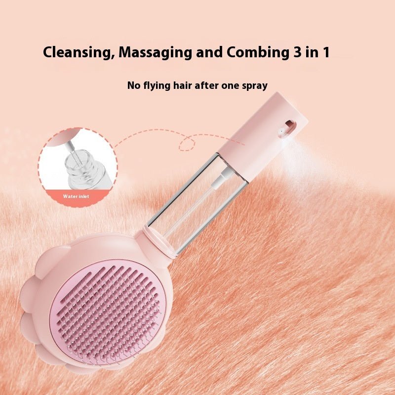 Self-Cleaning Cat Brush – Groom, Detangle, and Remove Hair