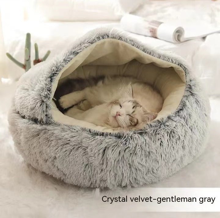 🐾 SnuggleNest™ 2-in-1 Pet Bed