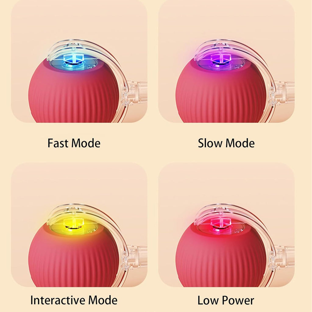 Smart Rolling Pet Ball – Interactive Toy for Dogs & Cats