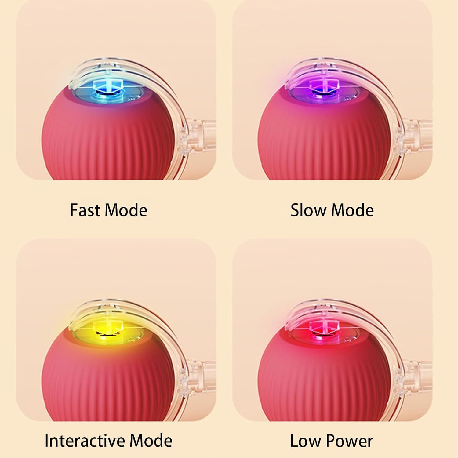 Smart Rolling Pet Ball – Interactive Toy for Dogs & Cats