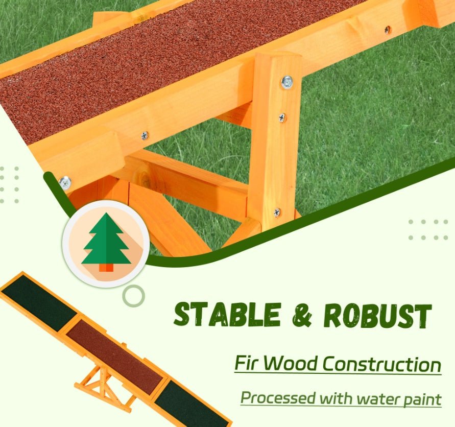 Wooden Dog Seesaw – Fun Training and Exercise for Dogs