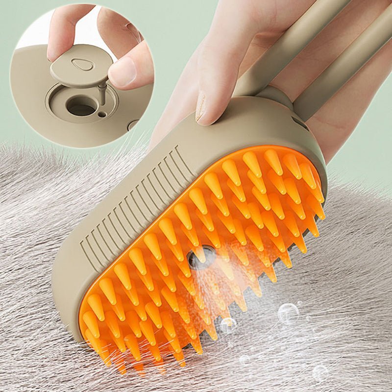 🐾 SteamBrush™ 3-in-1 Pet Grooming Comb - Amigo Pet Boutique