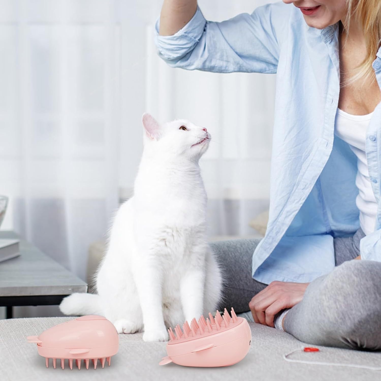 🐳 WhaleBrush™ 3-in-1 Steamy Pet Comb - Amigo Pet Boutique