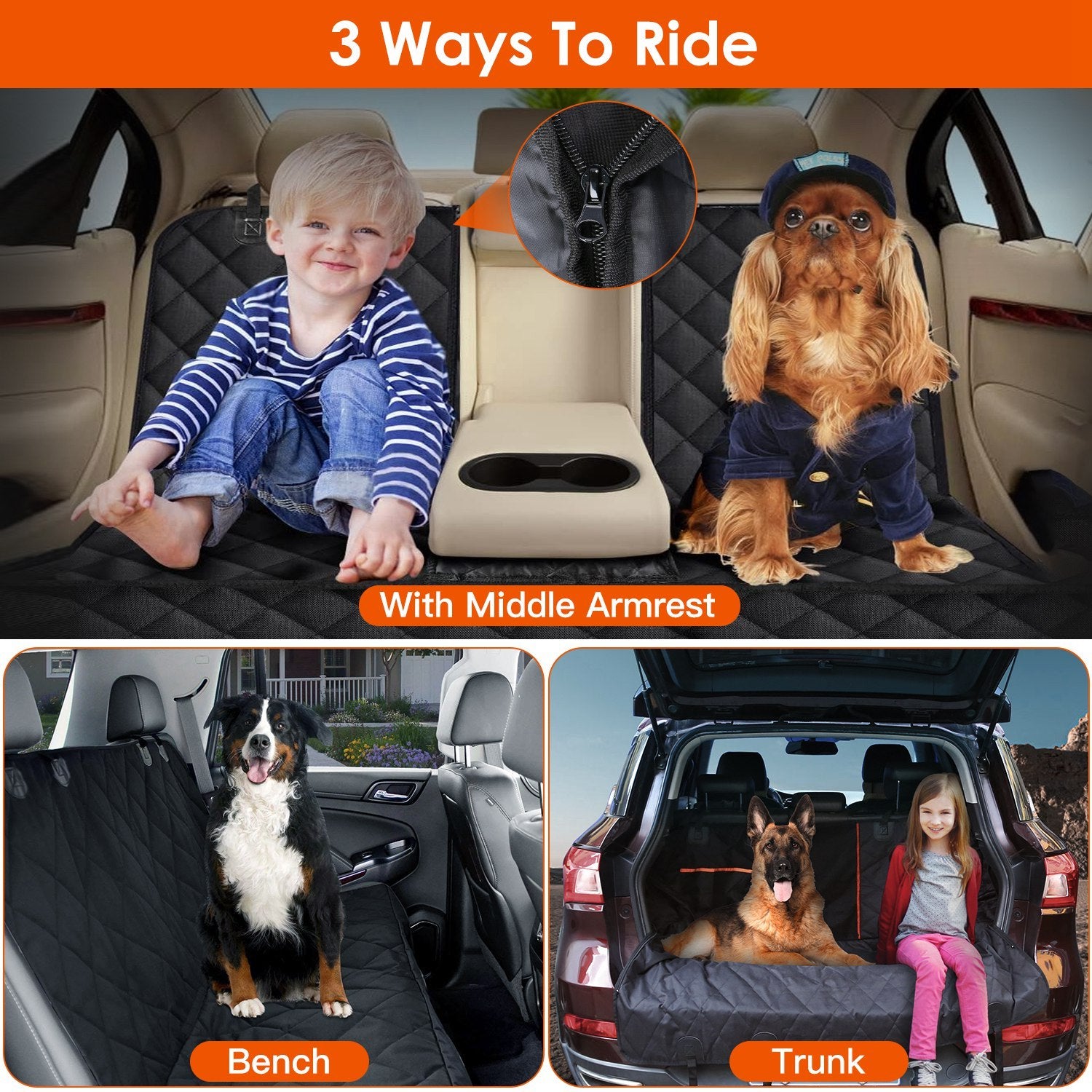 Waterproof Dog Car Seat Cover – Protect Your Car Easily