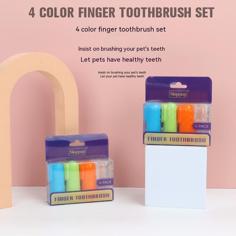 🐾 FurFresh™ Pet Finger Toothbrush - Amigo Pet Boutique