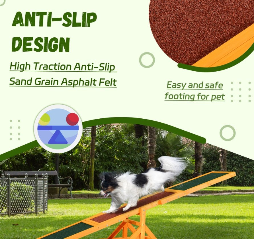 Wooden Dog Seesaw – Fun Training and Exercise for Dogs