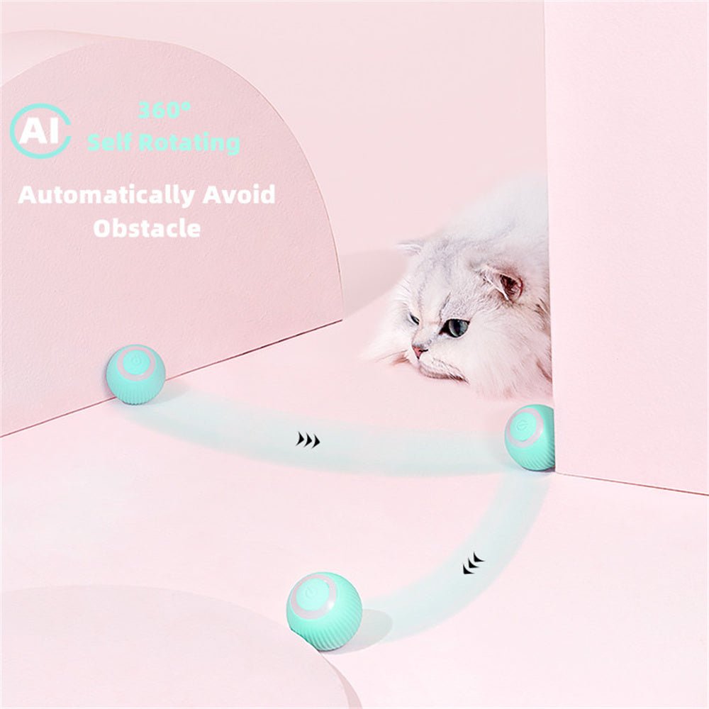 Smart Cat Rolling Ball – Automatic Teaser Toy 🐱🎾
