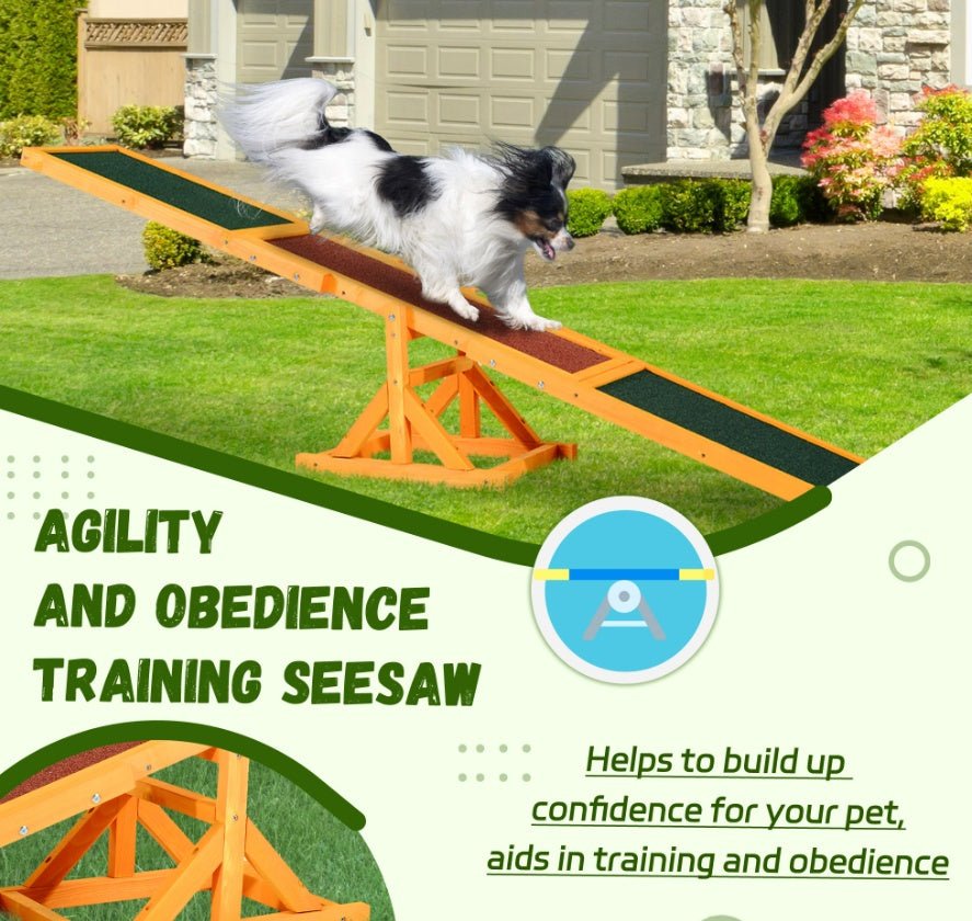 Wooden Dog Seesaw – Fun Training and Exercise for Dogs