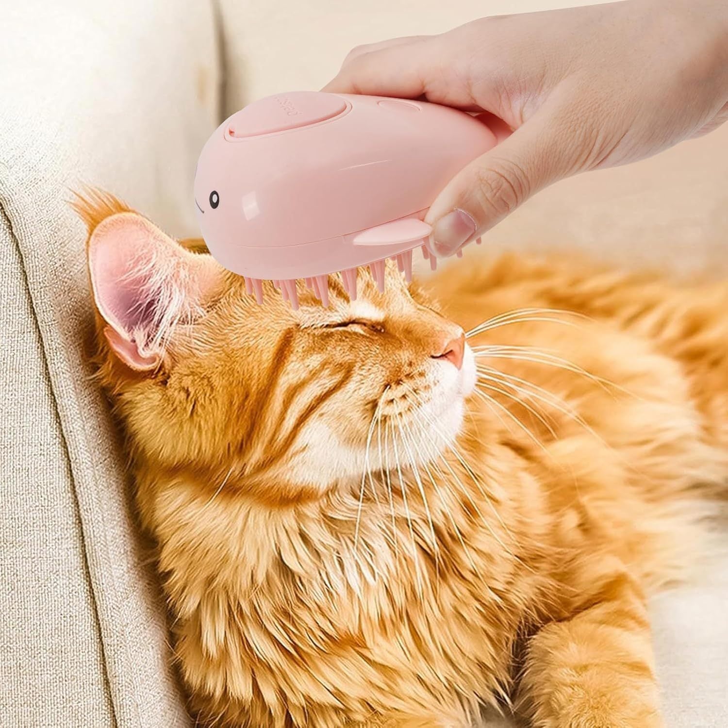 🐳 WhaleBrush™ 3-in-1 Steamy Pet Comb - Amigo Pet Boutique