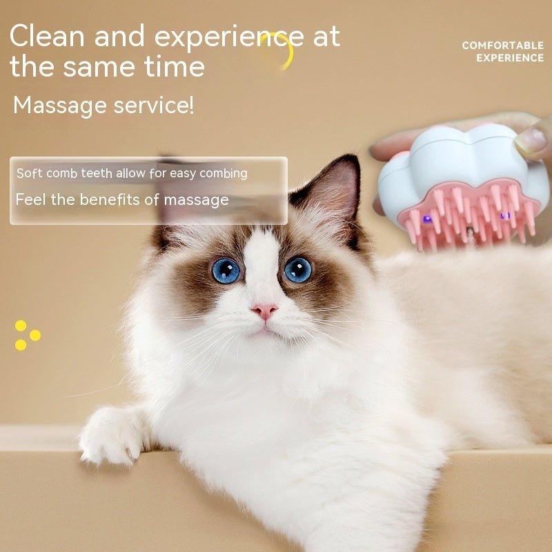🐾 SteamGroom™ Pet Massage Comb