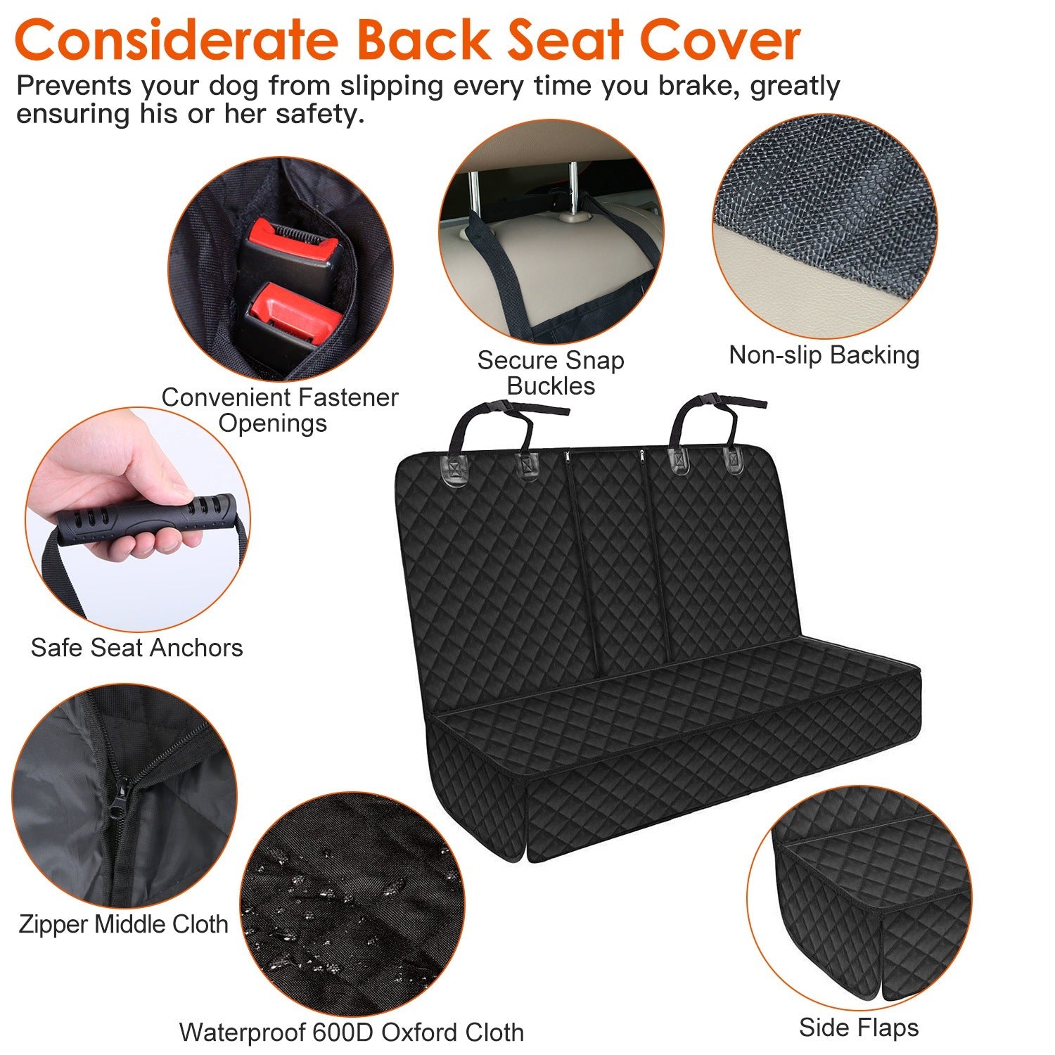 Waterproof Dog Car Seat Cover – Protect Your Car Easily