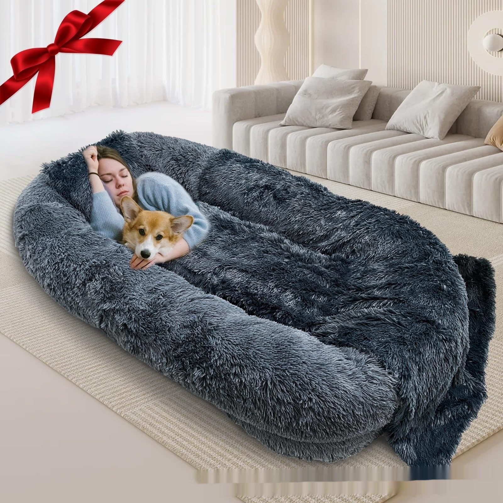 RoyalPaws™ Queen Plush Pet Sofa