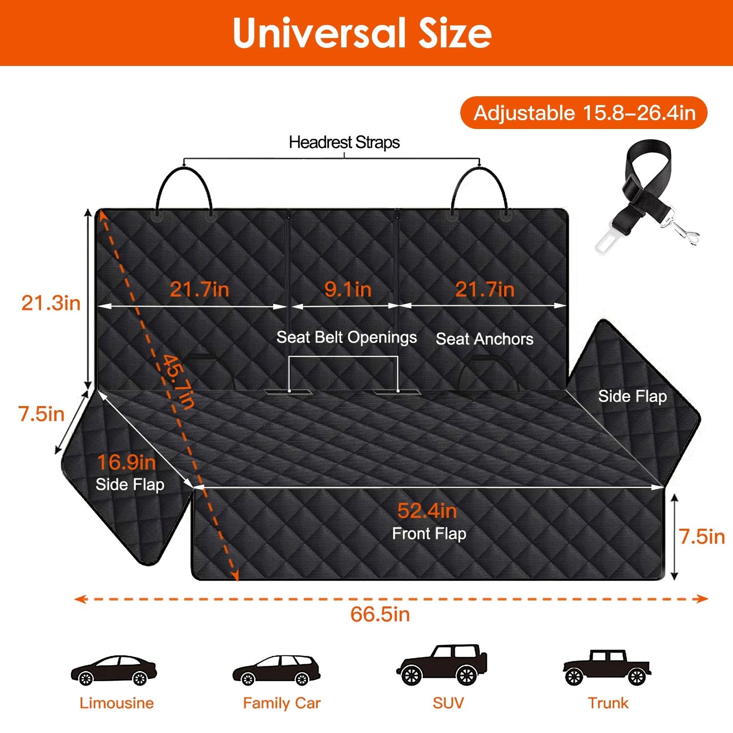 Waterproof Dog Car Seat Cover – Protect Your Car Easily