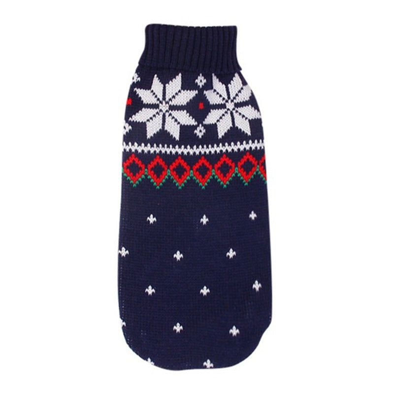 christmas dog knitting sweater for small dogs
