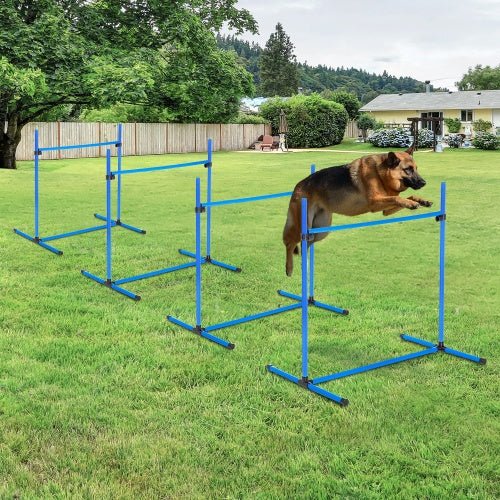Adjustable Dog Jump Poles – Boost Fitness and Playtime Fun