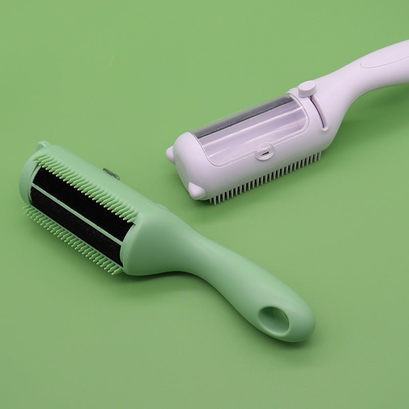 Pet Comb Hair Removal Brush Two-in-one Roller - Amigo Pet Boutique
