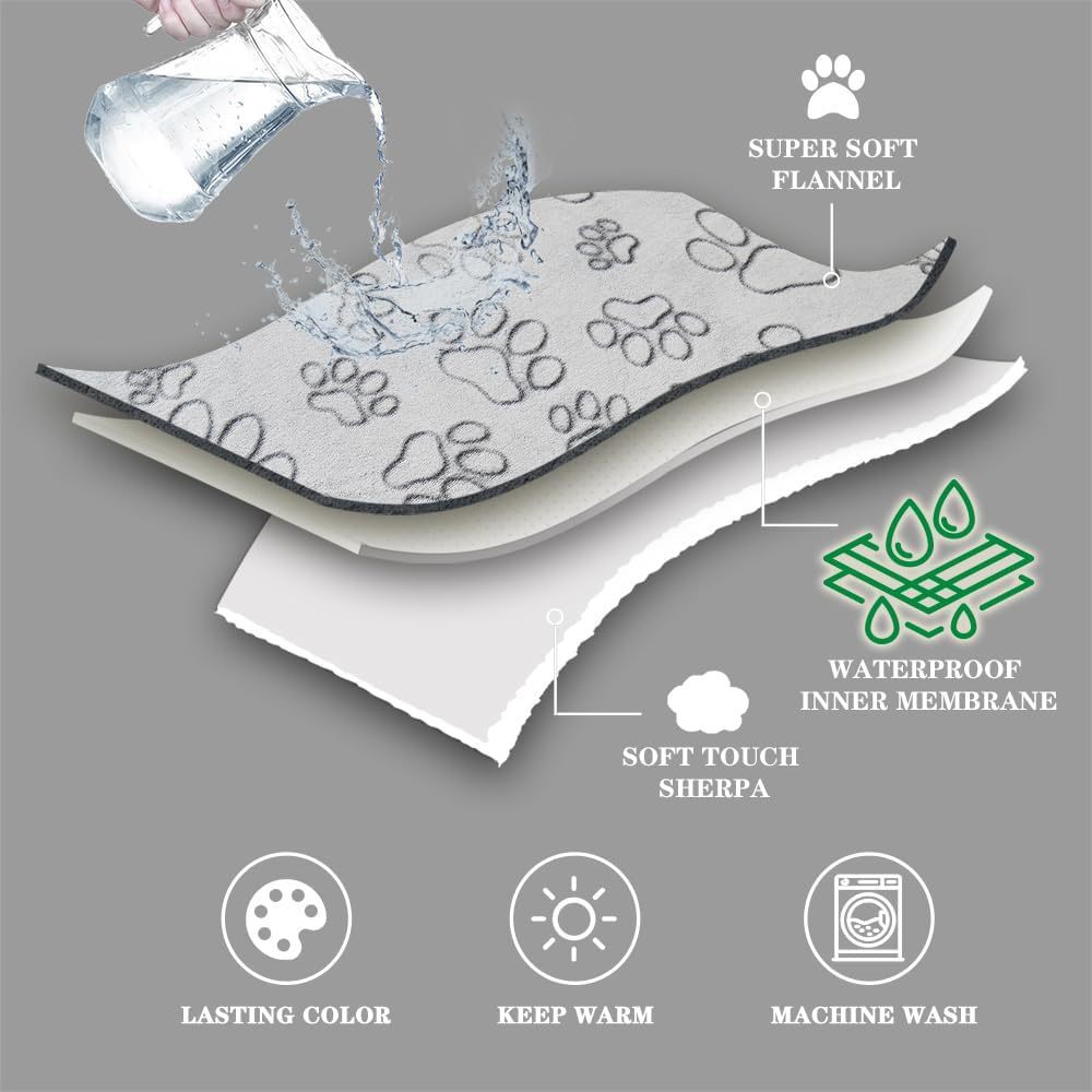 Waterproof Pet Blanket – Cozy, Mess-Free Comfort for Dogs & Cats