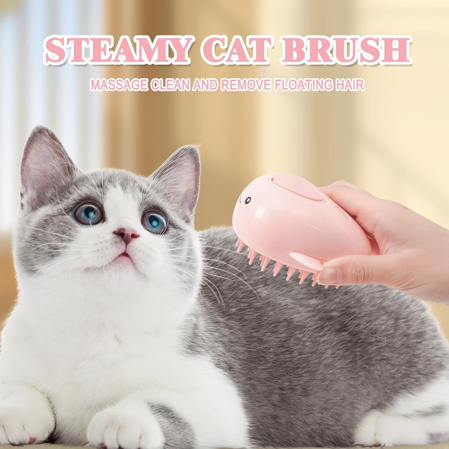 🐳 WhaleBrush™ 3-in-1 Steamy Pet Comb - Amigo Pet Boutique