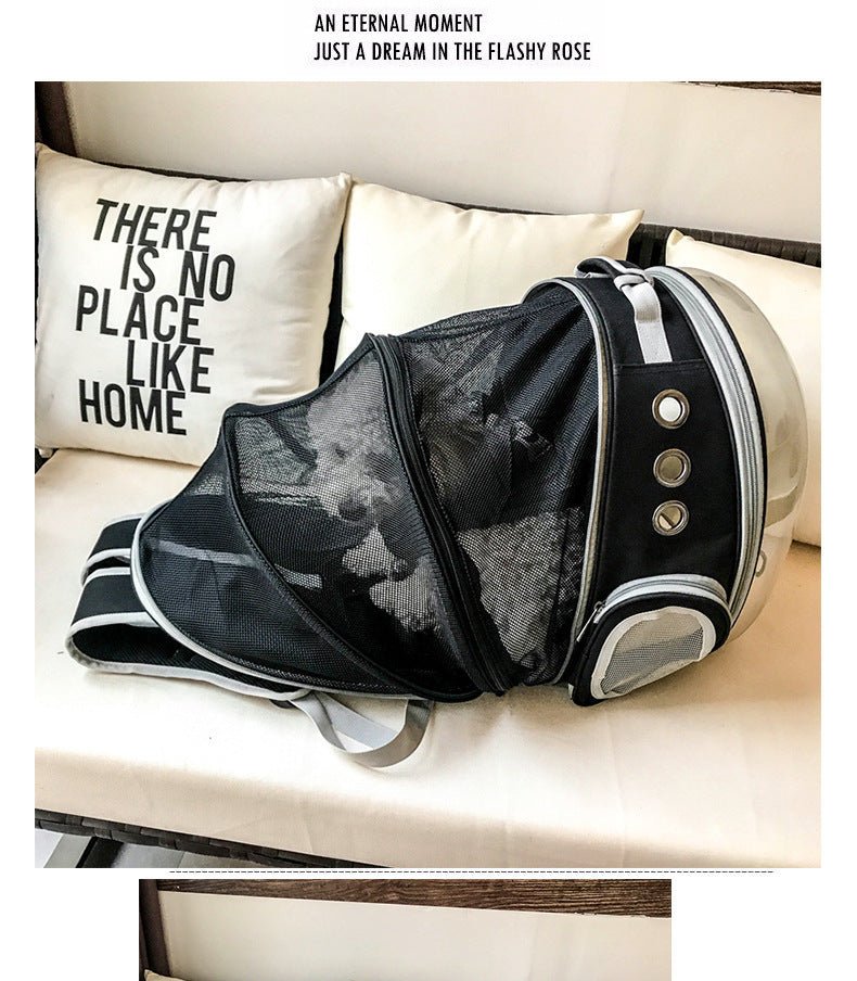 Pet Capsule Backpack – Adventure Travel Bag for Cats & Dogs