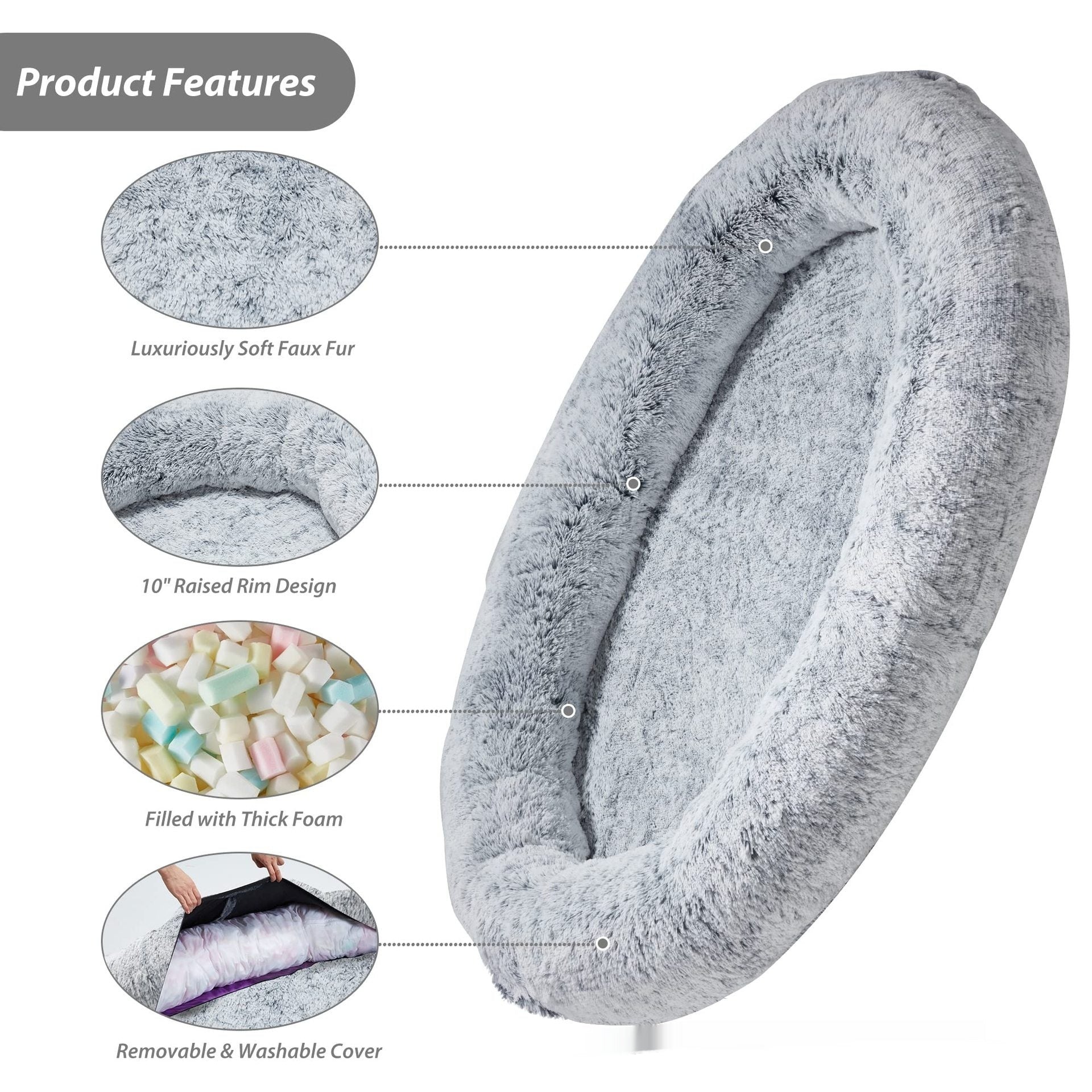 RoyalPaws™ Queen Plush Pet Sofa