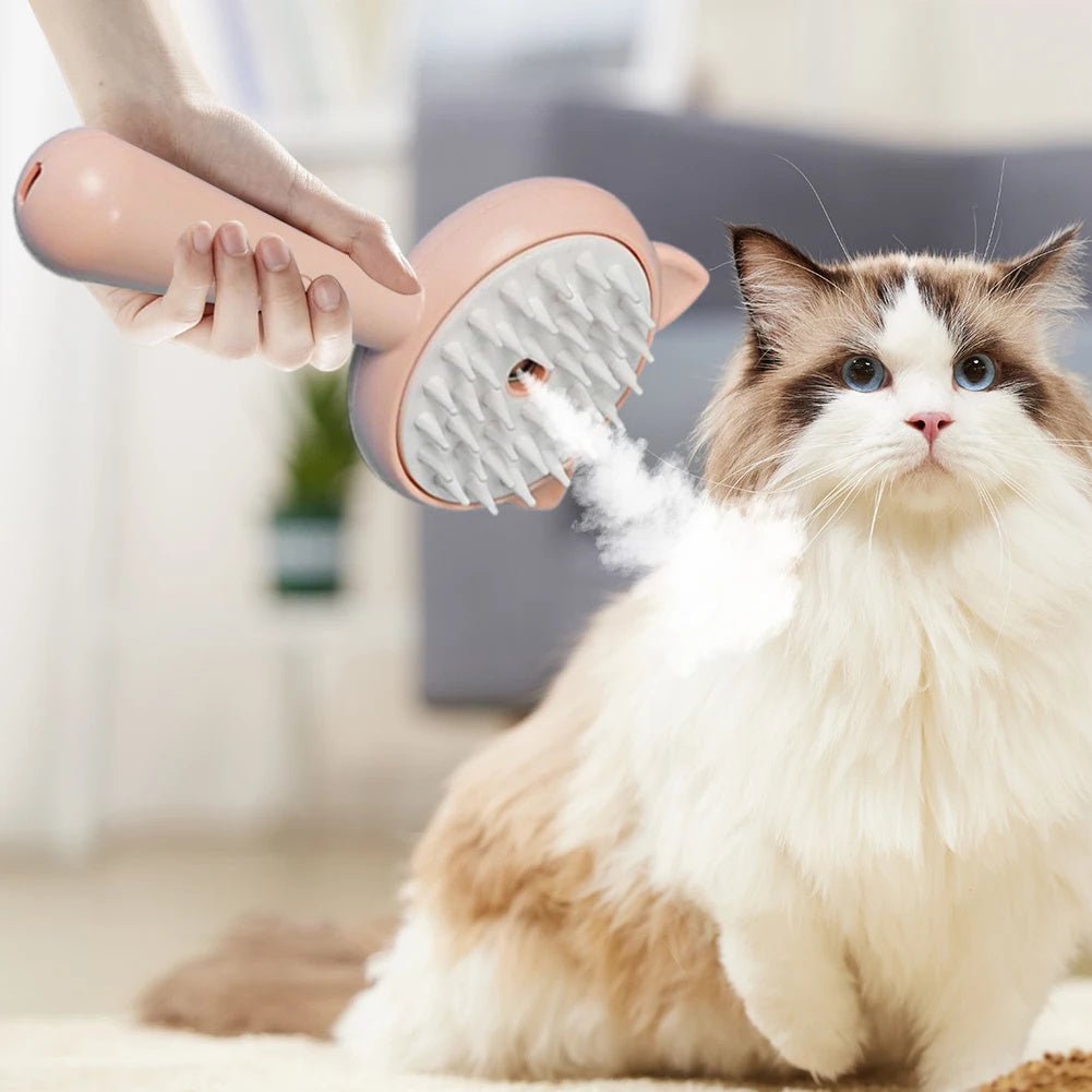Self-Cleaning Pet Brush – Groom Cats & Dogs Easily