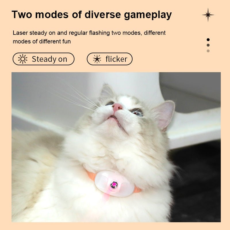 Smart Laser Cat Collar – Endless Fun & Play Anytime
