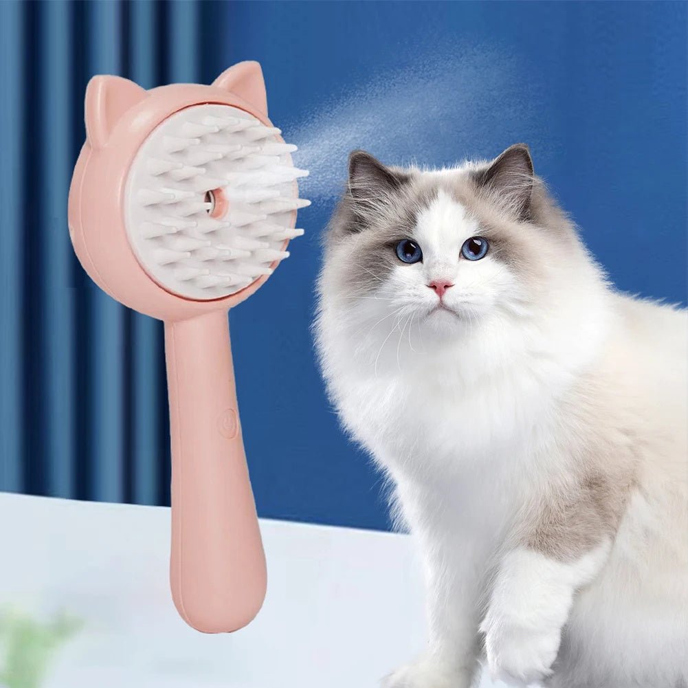 Self-Cleaning Pet Brush – Groom Cats & Dogs Easily