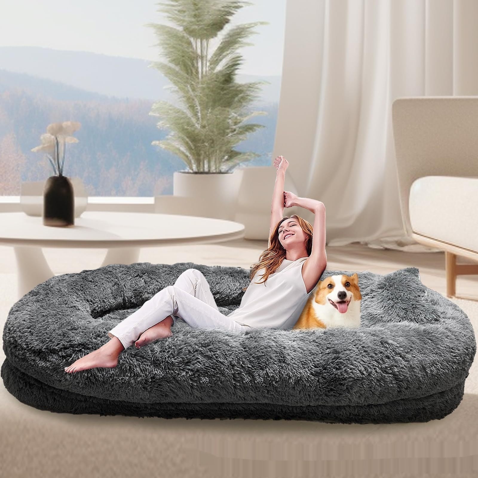RoyalPaws™ Queen Plush Pet Sofa