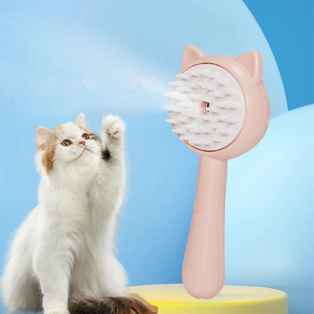 Self-Cleaning Pet Brush – Groom Cats & Dogs Easily