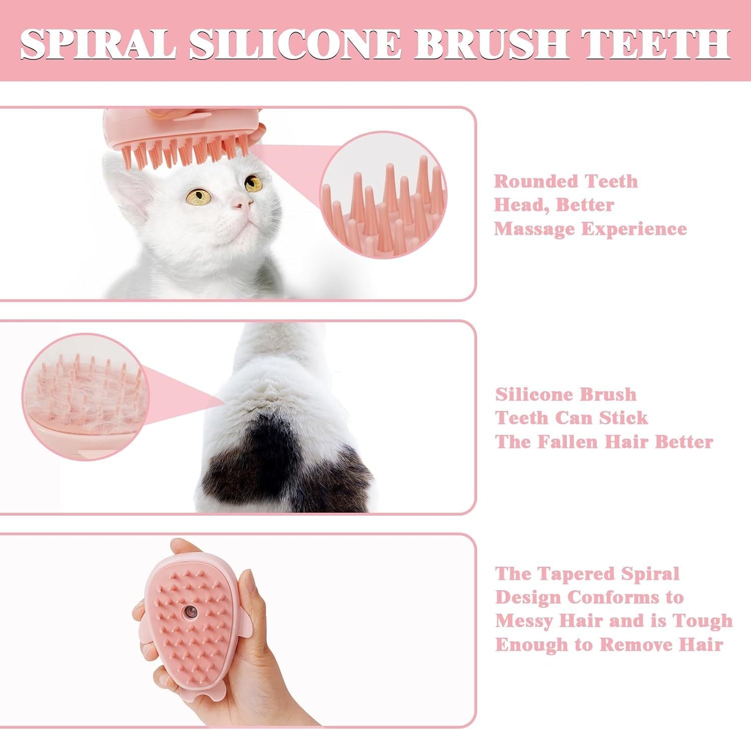 🐳 WhaleBrush™ 3-in-1 Steamy Pet Comb - Amigo Pet Boutique