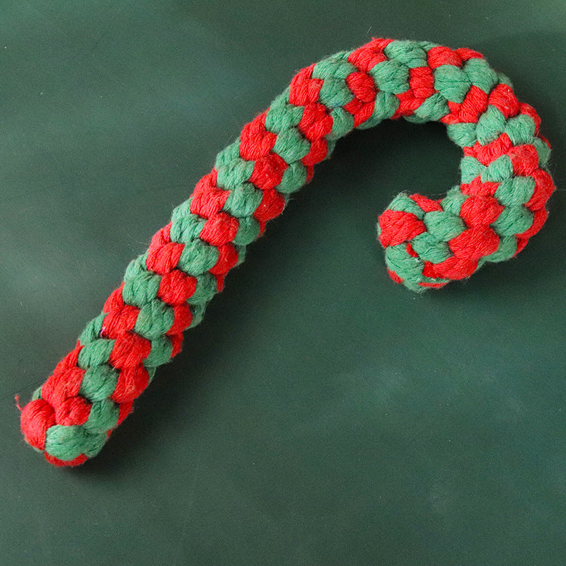 christmas dog rope toy durable rope