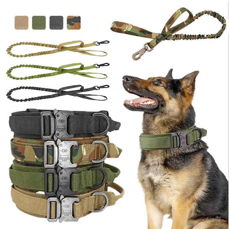 🐾 K9Tact™ Military-Grade Dog Collar & Leash Set