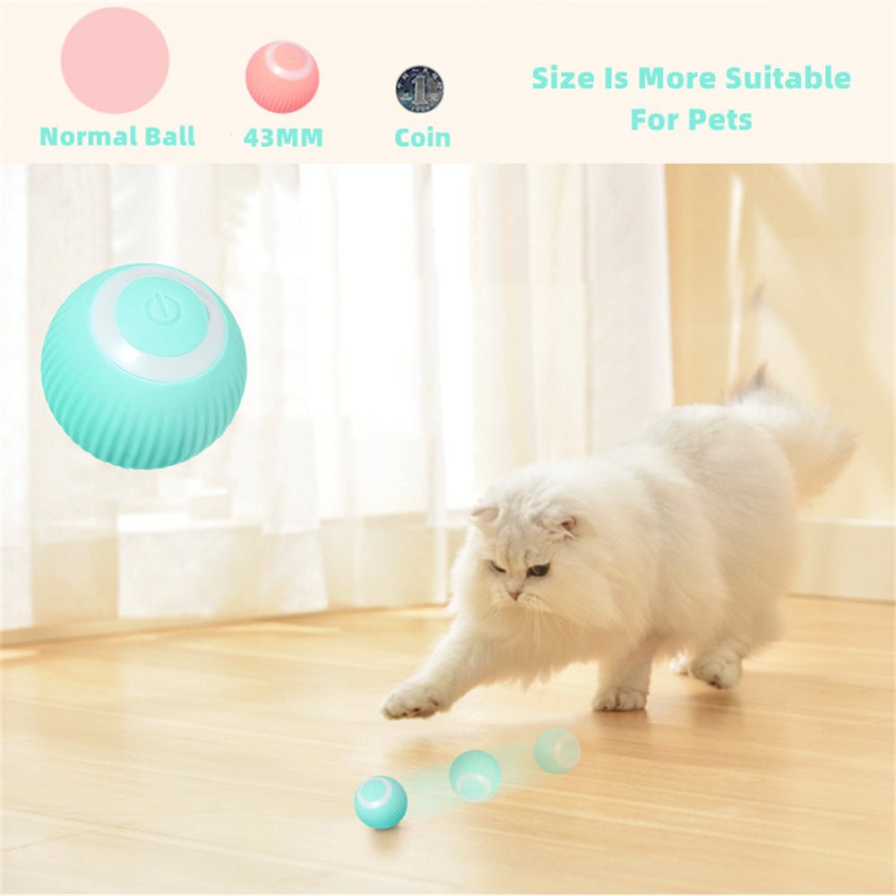Smart Cat Rolling Ball – Automatic Teaser Toy 🐱🎾