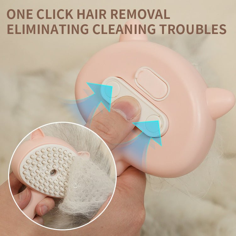 Self-Cleaning Pet Brush – Groom Cats & Dogs Easily