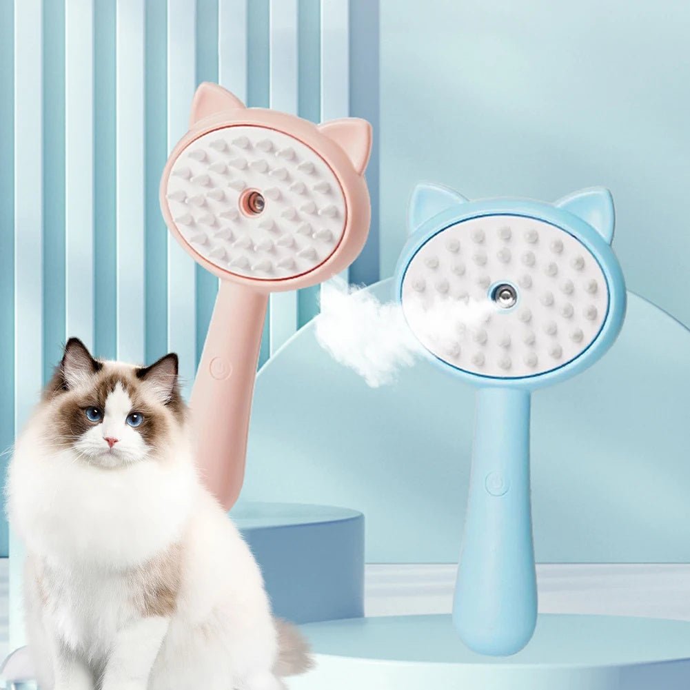 Self-Cleaning Pet Brush – Groom Cats & Dogs Easily