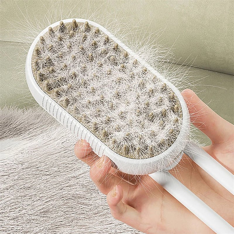 🐾 SteamBrush™ 3-in-1 Pet Grooming Comb - Amigo Pet Boutique