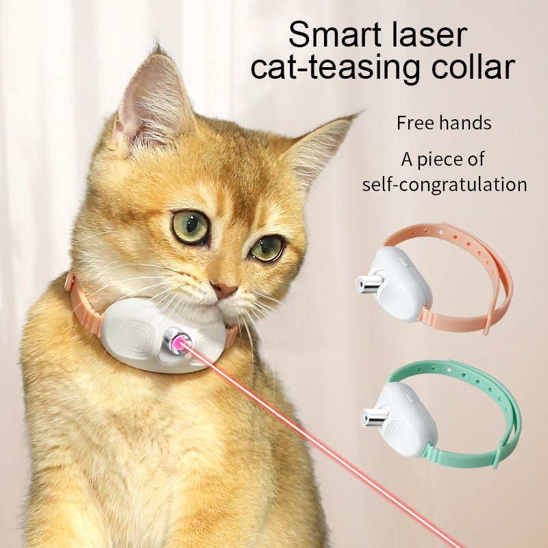 Smart Laser Cat Collar – Endless Fun & Play Anytime